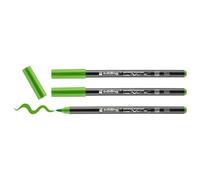 EDDING Lot de 3 Feutres pinceau Porcelaine 4200 vert clair 1-4 mm