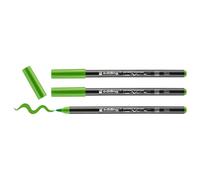 Edding Lot De 3 Feutres Pinceau Porcelaine 4200 Vert Clair 1-4 Mm