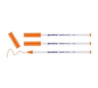 Edding Lot De 3 Feutres Pour Textiles 4600 Orange 1 Mm