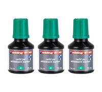 edding Recharge d'encre BT 30 pour marqueurs tableaux blancs – vert 30 ml – compte‑gouttes