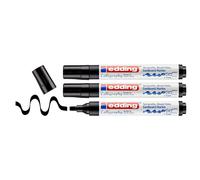 Edding Lot De 3 Marqueurs Calligraphie 1455 Noir 1-5 Mm