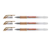 Edding Lot De 3 Rollers À Encre Gel 2185 Cuivre 0,7 Mm