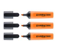 Edding Lot De 3 Surligneurs 345 Orange 2-5 Mm
