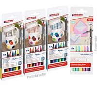 Edding Lot de 4200 crayons à porcelaine (18 pièces) + 6 feutres pastel Nouvelle édition