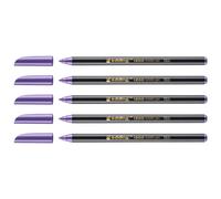 Edding Lot De 5 Feutres De Coloriage Métallique 1200 Violet Métallisé 1-3 Mm