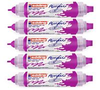 Edding Lot De 5 Marqueurs Acryl 3d Dble Pointe 5400 Baie 2-3 Mm, 5-10 Mm