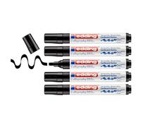 Edding Lot De 5 Marqueurs Calligraphie 1455 Noir 1-5 Mm