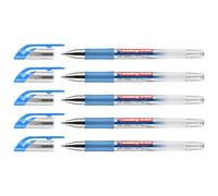 Edding Lot De 5 Rollers À Encre Gel 2185 Bleu 0,7 Mm