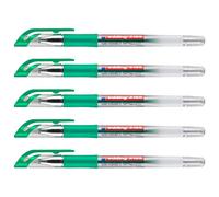Edding Lot De 5 Rollers À Encre Gel 2185 Vert 0,7 Mm