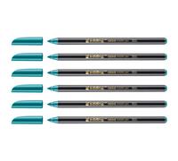 Edding Lot De 6 Feutres De Coloriage Métallique 1200 Vert Métallisé Pointe Ronde 1-3 Mm