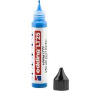 edding LT 25 recharge d'encre pour marqueurs peinture - bleu - 25 ml - avec Distributeur de gouttes pour une recharge rapide de la plupart des crayons marqeurs - set de réapprovisionnement