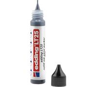 edding LT 25 recharge d'encre pour marqueurs peinture - noir - 25 ml - avec Distributeur de gouttes pour une recharge rapide de la plupart des crayons marqeurs - set de réapprovisionnement