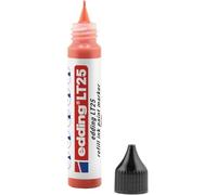 edding LT25 recharge d'encre pour marqueurs peinture - rouge - 25ml - avec Distributeur de gouttes pour une recharge rapide de la plupart des crayons marqeurs -set de réapprovisionnement