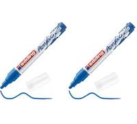 Edding Marker acrylique E-5100 Bleu de la gentiane moyenne (Lot de 2)
