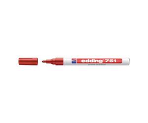 Edding Marqueur à encre 751 rouge graduation 1-2 mm pointe ronde Quantité:10