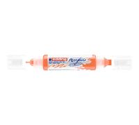 Edding Marqueur Acryl 3d Dble Pointe 5400 Orange Fluorescent 2-3 Mm, 5-10 Mm