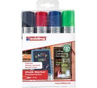Edding Marqueur Craie Liquide 4090 Etui De 4 Assorti 4-15 Mm