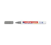 EDDING Marqueur craie liquide E-4085 pointe ogive 1-2mm base eau. Effaçable chiffon humide.Coloris argent