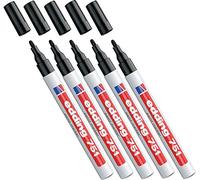 Edding Marqueur de Laque 751 (5 Stylos, Noir)