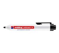 Marqueur indélébile - EDDING - 9000001 - Rétractable - Pointe ogive - Encre opaque