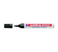 Edding Marqueur noir permanent E 3000 résistant à l'eau (1 pièce).