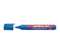 edding - Marqueur papier brillant 30, pointe ogive, rouge G