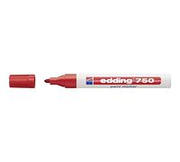 EDDING Marqueur Peinture "750" Largeur de trait : 2-4 mm Rouge