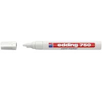 edding Marqueur à peinture 750 à pointe ogive 2 - 4 mm blanc