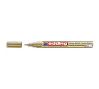 EDDING Marqueur peinture encre permanente laquée Or, pour toutes surfaces, pointe extra fine