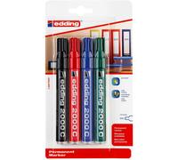 Edding Marqueur Permanent 2000 C Blister De 4 Assorti 1,5-3 Mm