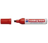 Edding Marqueur Permanent E-500 Rouge 10 Unité(S)