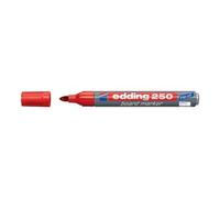edding Marqueur pour tableaux blancs 250 - rouge - pointe ronde 1,5-3 mm - effaçable - 1 stylo