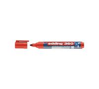edding - Whiteboard marker 360, pointe ogive, rouge Rouge G