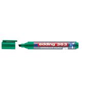 edding - Whiteboard marker 363, pointe biseautée, vert Vert