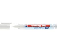 edding Marqueur pour verre 95 blanc graduation 1,5-3 mm pointe ronde