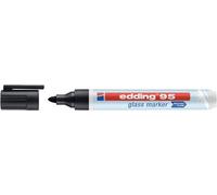 edding Marqueur pour verre 95 noir graduation 1,5-3 mm pointe ronde