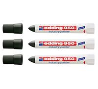edding Marqueur spécial 950 pour l'industrie, 10 mm, (3 marqueurs, noir)