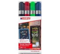 edding Marqueurs à craie 4 pcs Multicolore 4095 Multicolore G