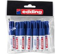 edding Marqueurs indélébiles 10 pcs Bleu Mini 0,5 Bleu G