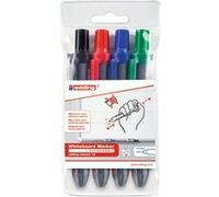 edding Marqueurs pour tableau blanc E-12 Retract 12 Rétractable Pointe 1,5-3 mm 4 pcs Multicolore
