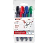 edding Marqueurs pour tableaux blancs 4 pcs. Multicolore Rétractable 12
