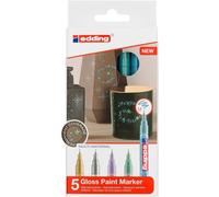 edding Marqueurs vernis brillants 5 pcs. Multicolore 780