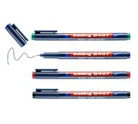 Edding Permanent Câble Marqueur Set 4 Pièce Imperméable Séchage Rapide EDD484074