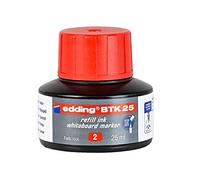 edding Recharge d'encre PTK 25 - 25 ml - système capillaire - rouge pour edding Brilliant