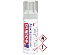 edding Pulvérisateur Acrylique Permanent Premium Gris Clair Mat 200 ml