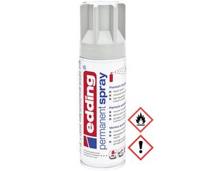edding Pulvérisateur Acrylique Permanent Premium Gris Clair Mat 200 ml