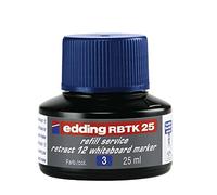 edding RBTK 25 recharge d'encre - bleu - 25 ml - avec système capillaire, idéal pour une recharge propre et simple du marqueur edding whiteboard retract 12