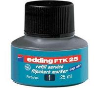 EDDING - recharge pour marqueur edding FTK25, bleue, Contenu: 25 ml (04 FTK25 003) G