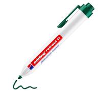 edding retract 11 marqueur permanent - vert - 1 stylo - pointe ronde 1,5-3 mm - résistant à l'eau, séchage rapide - pour une utilisation facile d'une seule main - pour carton, plastique, bois