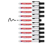 edding retract 11 permanent marker - black - box of 10 - bullet nib 1.5-3 nm - w